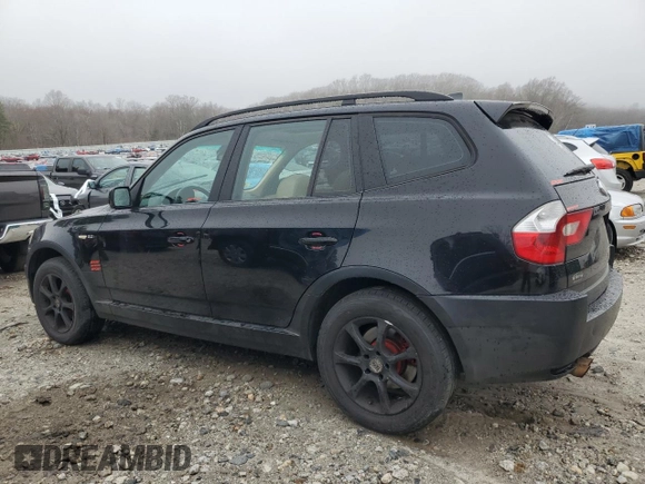 2004 BMW X3 3.0i z VIN WBXPA93424WC32669, wystawiony jako Copart lot #53979825 z przebiegiem 169 629 mil mil oraz Czysty tytuł • Clean title. Historia ofert i sprzedaży dostępna na DreamBid. Obrazek 2.