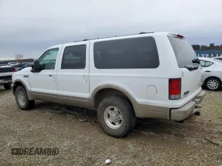 2000 Ford Excursion Limited with VIN 1FMNU42L0YEA46544, listed as a Copart auction lot 86452874 with 187,130 mi miles and Clean title. Bid and sale history available at DreamBid. Image 2.