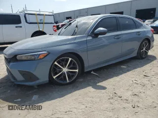 2022 Honda Civic Sedan Touring with VIN 2HGFE1F94NH302242, listed as a Copart auction lot 51201855 with 55,904 mi miles and Non Repairable. Bid and sale history available at carsss.com. Image 1.