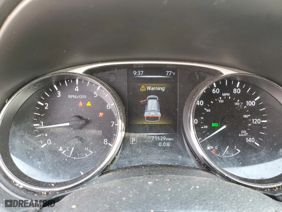 2015 Nissan Rogue SL with VIN 5N1AT2MV2FC796671, listed as a Copart auction lot 62848424 with 71,529 mi miles and Salvage Title. Bid and sale history available at carsss.com. Image 9.