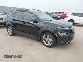 2022 Hyundai Kona SEL with VIN KM8K62AB9NU816168, listed as a IAAI auction lot 41723414 with 39,008 mi miles. Bid and sale history available at carsss.com. Image 1.
