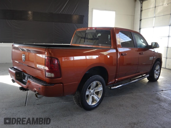 2013 Ram 1500 Sport с VIN 1C6RR7MT4DS614058, выставлен на аукционе Copart как лот 55689955 с пробегом 102 729 миль миль и Списание • Salvage title. История ставок и продаж доступна на DreamBid. Изображение 3.