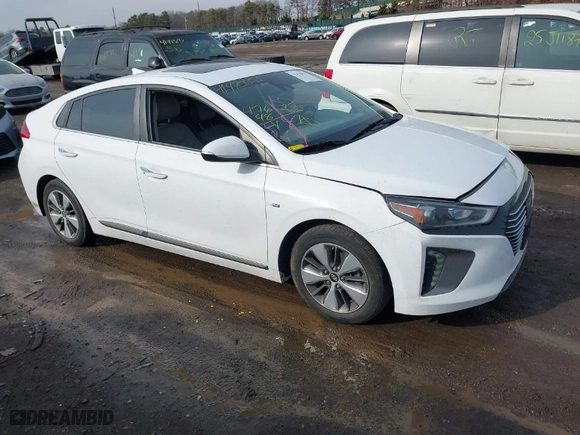2019 Hyundai Ioniq Plug-In Hybrid Limited with VIN KMHC75LD7KU182405, listed as a IAAI auction lot 41470651 with NaN miles. Bid and sale history available at carsss.com. Image 1.