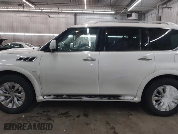 2017 Infiniti QX80 z VIN JN8AZ2NC9H9430498, wystawiony jako IAAI lot #41579847 z przebiegiem 133 321 mil mil oraz . Historia ofert i sprzedaży dostępna na DreamBid. Obrazek 14.