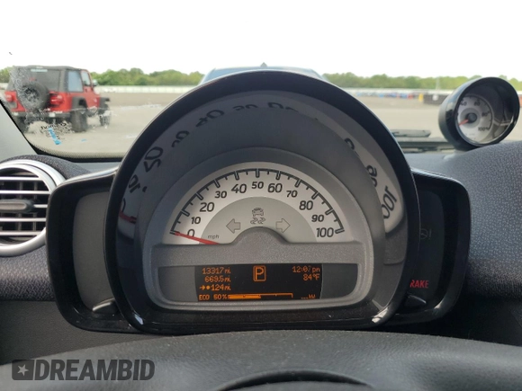 2014 Smart fortwo with VIN WMEEK9AA3EK806228, listed as a Copart auction lot 63858905 with 13,317 mi miles and Clean title. Bid and sale history available at DreamBid. Image 9.