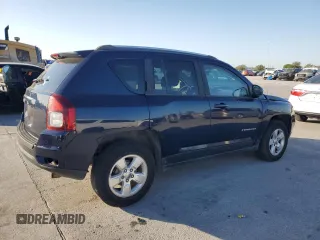 2014 Jeep Compass Sport with VIN 1C4NJCBA5ED749869, listed as a Copart auction lot 52779135 with 166,962 mi miles and Salvage Title. Bid and sale history available at carsss.com. Image 3.