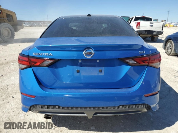 2023 Nissan Sentra SR with VIN 3N1AB8DV4PY303658, listed as a Copart auction lot 47403165 with 4,816 mi miles and Salvage Title. Bid and sale history available at carsss.com. Image 6.