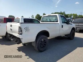 2014 Ford F-250 XL with VIN 1FTBF2B61EEB69314, listed as a Copart auction lot 57801965 with 165,016 mi miles and Salvage title. Bid and sale history available at DreamBid. Image 3.
