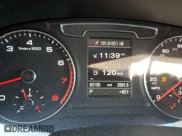2016 Audi Q3 Prestige with VIN WA1GFCFS4GR005225, listed as a Copart auction lot 36504313 with 65,195 mi miles. Bid and sale history available at carsss.com. Image 9.