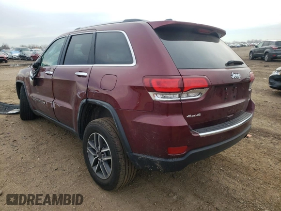 2022 Jeep Grand Cherokee WK Limited with VIN 1C4RJFBG0NC177865, listed as a Copart auction lot 82313934 with 27,948 mi miles and Salvage Title. Bid and sale history available at carsss.com. Image 2.