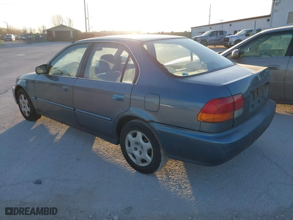 1998 Honda Civic EX with VIN 2HGEJ8544WH611085, listed as a IAAI auction lot 41727644 with 172,342 mi miles. Bid and sale history available at carsss.com. Image 3.