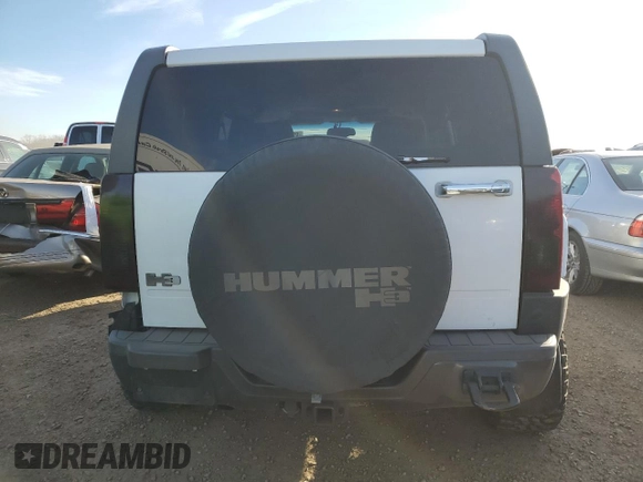 2008 Hummer H3 SUV Luxury with VIN 5GTEN13E188150094, listed as a Copart auction lot 83661144 with 105,818 mi miles and Salvage Title. Bid and sale history available at carsss.com. Image 6.