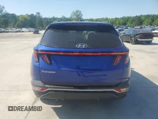 2022 Hyundai Tucson SEL with VIN 5NMJF3AE4NH096592, listed as a Copart auction lot 53496475 with 24,986 mi miles and Salvage title. Bid and sale history available at DreamBid. Image 6.
