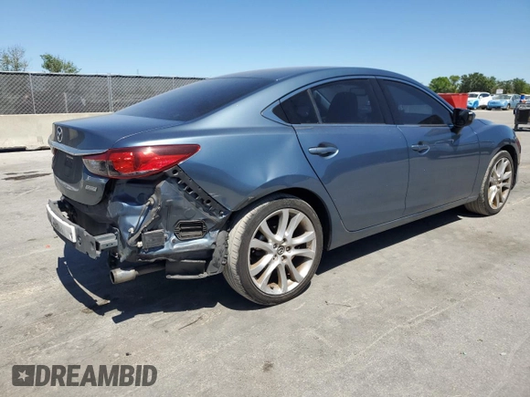 2014 Mazda 6 i Touring with VIN JM1GJ1T66E1116919, listed as a Copart auction lot 49992645 with 141,504 mi miles and Salvage title. Bid and sale history available at DreamBid. Image 4.
