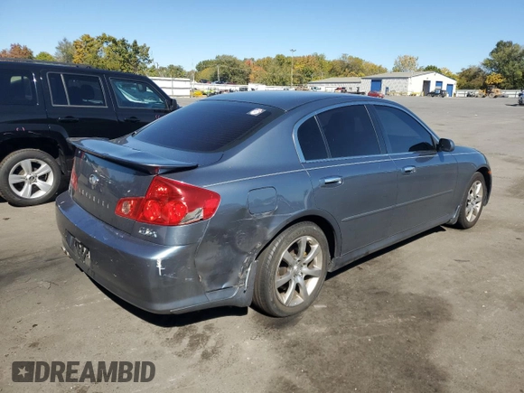 2006 Infiniti G35 with VIN JNKCV51F86M611859, listed as a Copart auction lot 74530294 with 138,029 mi miles and Salvage Title. Bid and sale history available at DreamBid. Image 3.