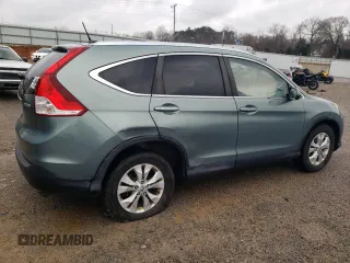 2012 Honda CR-V EX-L with VIN 2HKRM4H74CH630907, listed as a Copart auction lot 49609245 with 97,964 mi miles and Salvage Title. Bid and sale history available at carsss.com. Image 3.