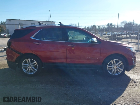 2019 Chevrolet Equinox Premier with VIN 3GNAXYEX0KS637042, listed as a IAAI auction lot 41160290 with 16,754 mi miles and . Bid and sale history available at DreamBid. Image 13.