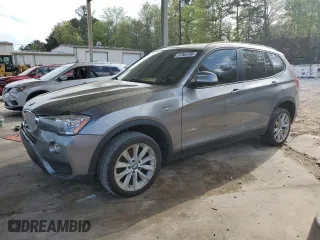 2017 BMW X3 sDrive28i with VIN 5UXWZ7C5XH0V85440, listed as a Copart auction lot 51965705 with 190,742 mi miles and Clean Title. Bid and sale history available at carsss.com. Image 1.