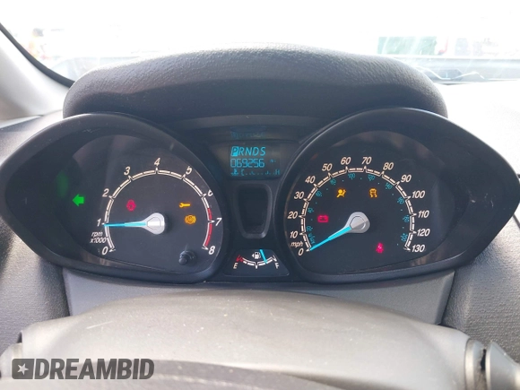 2016 Ford Fiesta S with VIN 3FADP4TJ9GM185722, listed as a IAAI auction lot 42436083 with 69,256 mi miles and . Bid and sale history available at DreamBid. Image 7.