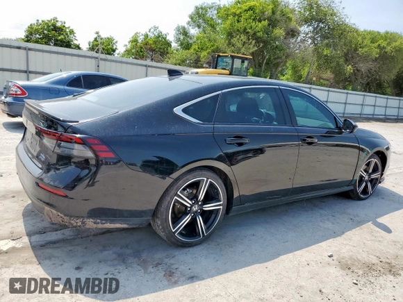 2024 Honda Accord Sport с VIN 1HGCY2F54RA025786, выставлен на аукционе Copart как лот 57881195 с пробегом 29 593 миль миль и Списание • Salvage title. История ставок и продаж доступна на DreamBid. Изображение 3.