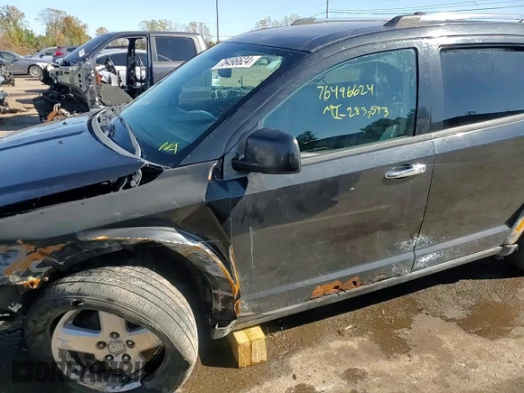 2013 Dodge Journey R/T with VIN 3C4PDDFG6DT724444, listed as a Copart auction lot 76496624 with 283,593 mi miles and Clean title. Bid and sale history available at DreamBid. Image 15.