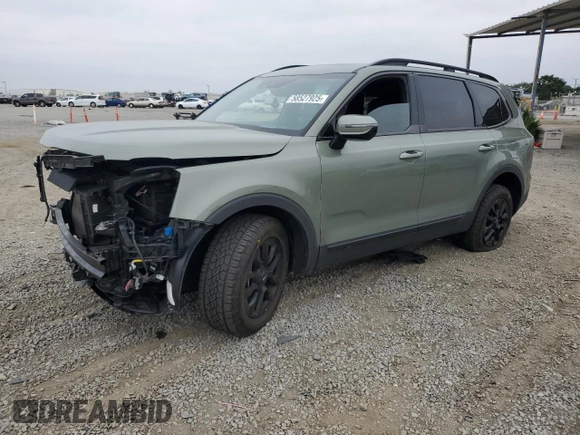 2024 Kia Telluride SX Prestige X-Pro with VIN 5XYP5DGC0RG460032, listed as a Copart auction lot 58527925 with 32,423 mi miles and Salvage title. Bid and sale history available at DreamBid. Image 1.