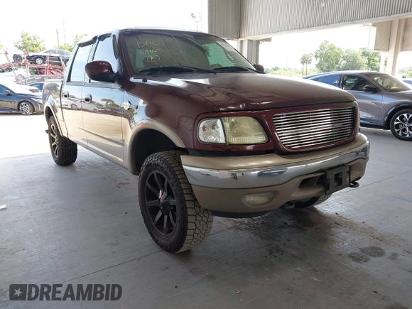 2001 Ford F-150 XLT with VIN 1FTRW08L91KA85396, listed as a IAAI auction lot 42525105 with 123,360 mi miles and . Bid and sale history available at DreamBid. Image 1.