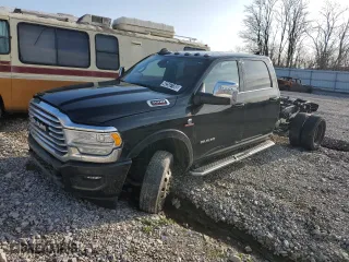 2024 Ram 3500 Longhorn with VIN 3C63RRKL8RG108915, listed as a Copart auction lot 42557185 with 0 mi miles and Clean Title. Bid and sale history available at carsss.com. Image 1.