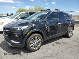 2022 Buick Encore GX Essence with VIN KL4MMFSL7NB147731, listed as a Copart auction lot 54789555 with 17,217 mi miles and Salvage title. Bid and sale history available at DreamBid. Image 1.