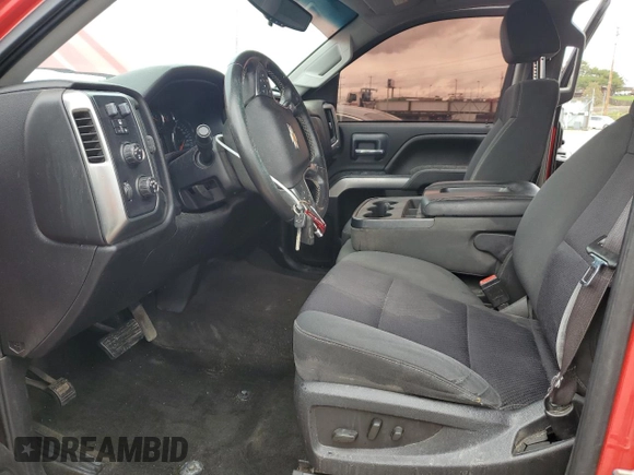 2015 Chevrolet Silverado 1500 LT with VIN 1GCVKREC1FZ260855, listed as a Copart auction lot 50956085 with 155,403 mi miles and Salvage Title. Bid and sale history available at carsss.com. Image 7.