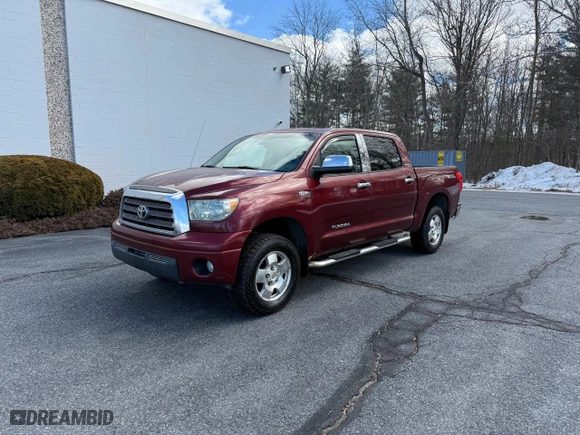 2007 Toyota Tundra LTD with VIN 5TBDV58177S478722, listed as a Copart auction lot 47595765 with 262,611 mi miles and Clean Title. Bid and sale history available at carsss.com. Image 2.