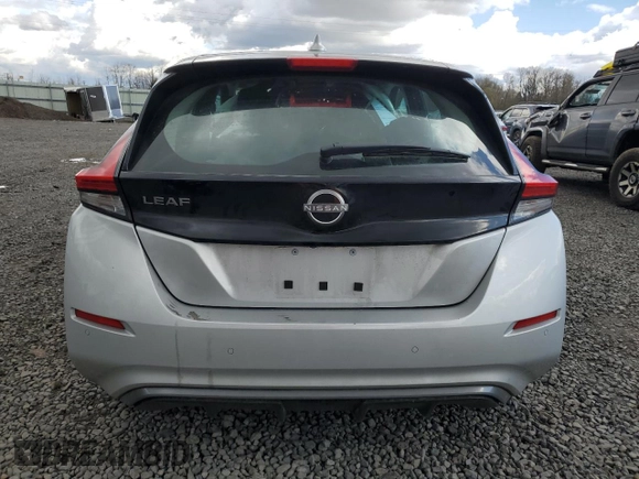 2024 Nissan LEAF S with VIN 1N4AZ1BV7RC556039, listed as a Copart auction lot 49458035 with 3,734 mi miles and Salvage title. Bid and sale history available at DreamBid. Image 6.