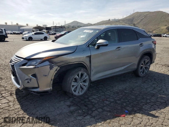 2017 Lexus RX with VIN 2T2ZZMCA9HC083871, listed as a Copart auction lot 45741825 with 35,161 mi miles and Salvage Title. Bid and sale history available at carsss.com. Image 1.