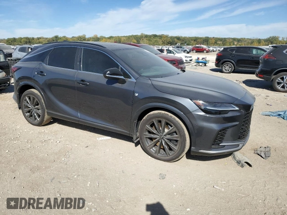 2024 Lexus RX with VIN 2T2BAMCA1RC046677, listed as a Copart auction lot 74885944 with 6,565 mi miles and Salvage Title. Bid and sale history available at carsss.com. Image 4.