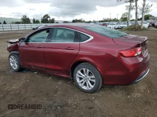 2015 Chrysler 200 Limited with VIN 1C3CCCAB2FN628387, listed as a Copart auction lot 51102245 with 124,300 mi miles and Salvage Title. Bid and sale history available at DreamBid. Image 2.