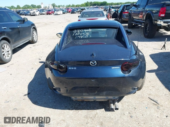 2021 Mazda MX-5 Miata Grand Touring with VIN JM1NDAM7XM0455743, listed as a IAAI auction lot 42067373 with 28,255 mi miles and . Bid and sale history available at DreamBid. Image 16.