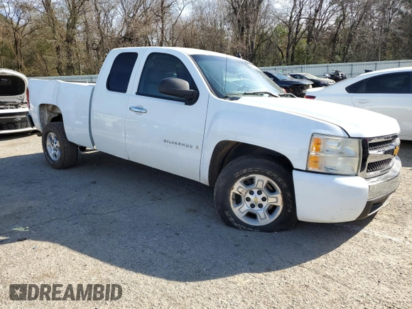 2007 Chevrolet Silverado 1500 LT w/1LT with VIN 2GCEC19C271660524, listed as a Copart auction lot 88165415 with 0 mi miles and Salvage Title. Bid and sale history available at carsss.com. Image 4.