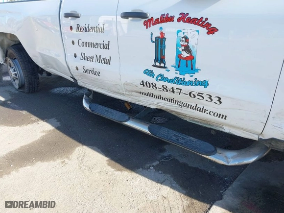 2019 Chevrolet Silverado 2500HD Work Truck with VIN 2GC2CREG1K1135926, listed as a IAAI auction lot 41614989 with 91,587 mi miles. Bid and sale history available at carsss.com. Image 6.