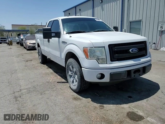 2013 Ford F-150 XL with VIN 1FTEX1CMXDFB04276, listed as a Copart auction lot 62396815 with 225,913 mi miles and Salvage title. Bid and sale history available at DreamBid. Image 14.