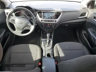 2021 Hyundai Accent SEL with VIN 3KPC24A65ME137515, listed as a Copart auction lot 53402215 with 39,882 mi miles and Salvage title. Bid and sale history available at DreamBid. Image 8.