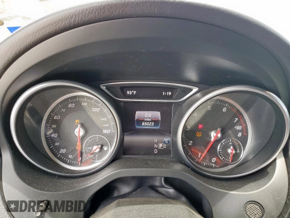 2018 Mercedes-Benz CLA 250 with VIN WDDSJ4GB4JN502413, listed as a Copart auction lot 56572235 with 85,023 mi miles and Clean title. Bid and sale history available at DreamBid. Image 9.