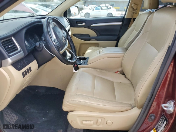 2017 Toyota Highlander XLE with VIN 5TDJZRFH6HS416431, listed as a Copart auction lot 50658395 with 183,269 mi miles and Salvage Title. Bid and sale history available at carsss.com. Image 7.
