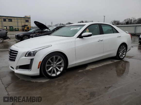 2017 Cadillac CTS Sedan Luxury RWD with VIN 1G6AR5SX0H0173436, listed as a Copart auction lot 45541625 with 56,227 mi miles and Salvage Title. Bid and sale history available at carsss.com. Image 1.