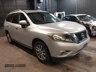 2014 Nissan Pathfinder S z VIN 5N1AR2MM8EC603377, wystawiony jako IAAI lot #42259958 z przebiegiem 95 626 mil mil oraz . Historia ofert i sprzedaży dostępna na DreamBid. Obrazek 1.