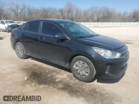2020 Kia Rio LX with VIN 3KPA24AD6LE284818, listed as a Copart auction lot 48316535 with 57,872 mi miles and Salvage Title. Bid and sale history available at carsss.com. Image 4.