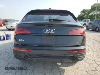 2023 Audi Q5 Sportback S line Premium Plus with VIN WA15AAFY3P2011105, listed as a Copart auction lot 58614205 with 37,714 mi miles and Salvage title. Bid and sale history available at DreamBid. Image 6.