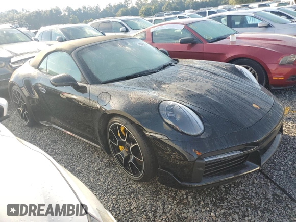 2024 Porsche 911 Turbo with VIN WP0CD2A98RS257662, listed as a Copart auction lot 73840434 with 0 mi miles and Salvage Title. Bid and sale history available at carsss.com. Image 4.