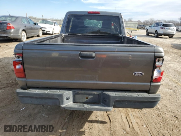 2005 Ford Ranger XLT with VIN 1FTYR44U55PA95540, listed as a Copart auction lot 41376055 with 156,734 mi miles and Salvage title. Bid and sale history available at DreamBid. Image 6.