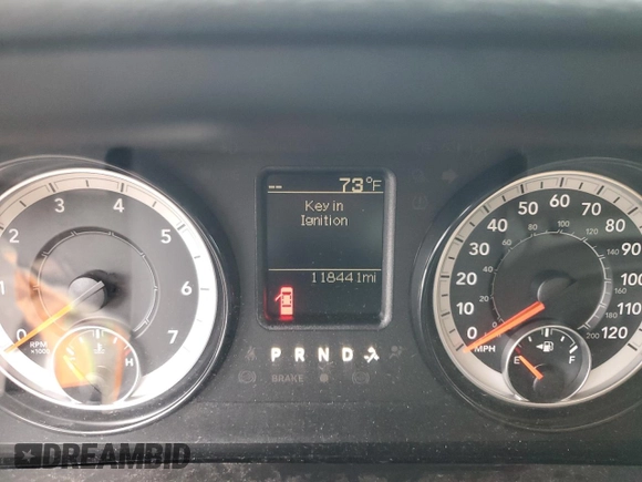 2018 Ram 1500 Big Horn with VIN 1C6RR7TT6JS168492, listed as a Copart auction lot 80954514 with 118,441 mi miles and Salvage title. Bid and sale history available at DreamBid. Image 9.