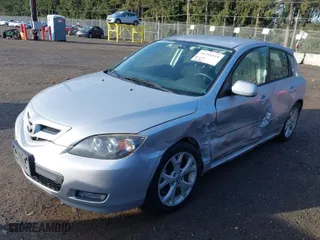 2008 Mazda Mazda3 s Sport with VIN JM1BK343081117298, listed as a IAAI auction lot 41793554 with 145,497 mi miles. Bid and sale history available at carsss.com. Image 2.